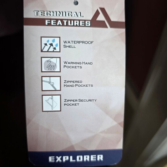 Womens Tec-One Explorer Ski/Snowboarding Jacket 2X Lilac Purple Adjustable Hood - Picture 7 of 16